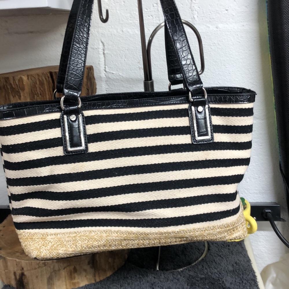 Dana Buchanan Cotton twill‎ handbag - Picture 3 of 13